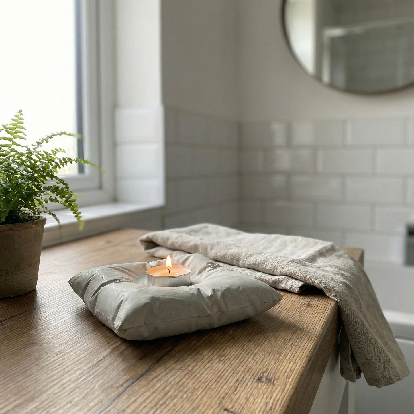 Cimenté · Žvakės padėkliukas